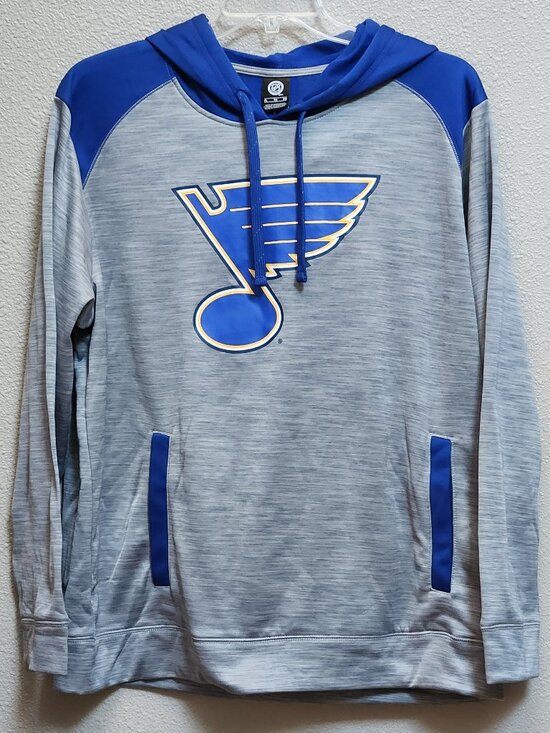 Nine West Other - NHL ST. LOUIS BLUES Men's Logo Hooded Sweatshirt Hoodie - NEW NWT